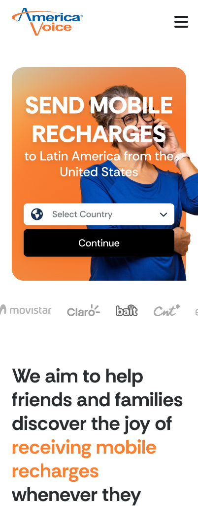 America Voice — screen 2