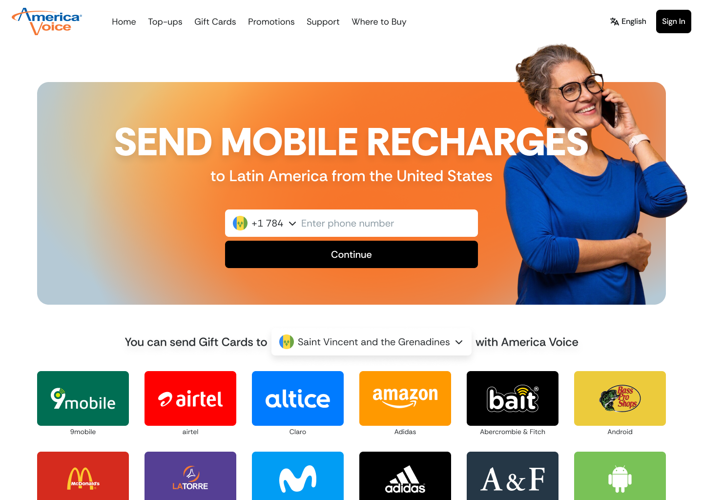 America Voice — screen 3