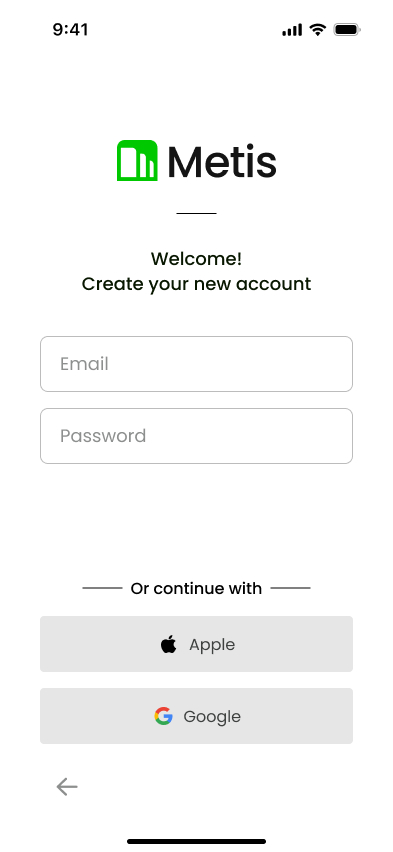Metis — screen 3
