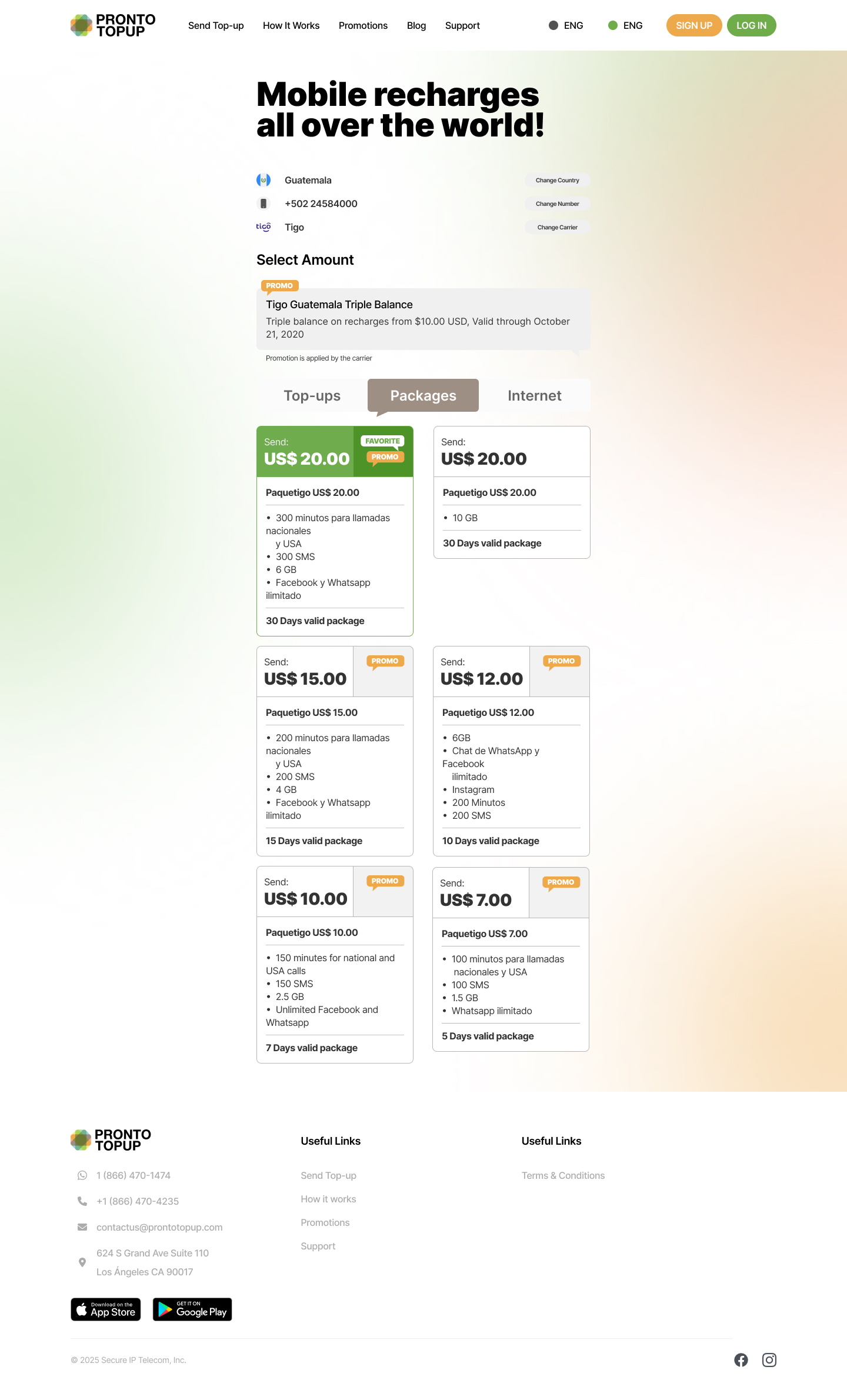 Pronto Top-up — screen 4