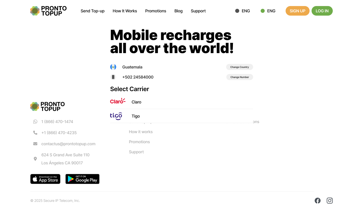 Pronto Top-up — screen 8
